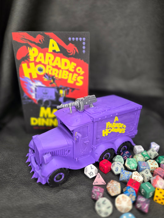 A Parade of Horribles Dice Truck – Inspired by Dungeon Crawler Carl