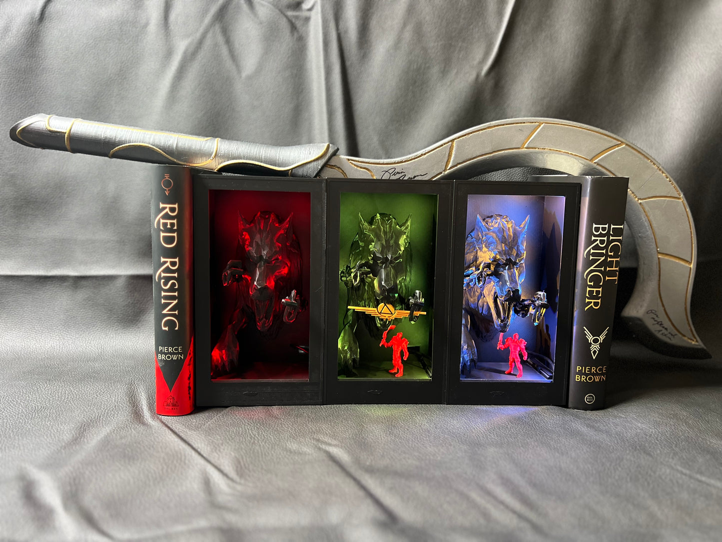 Red Rising theme Book Nook
