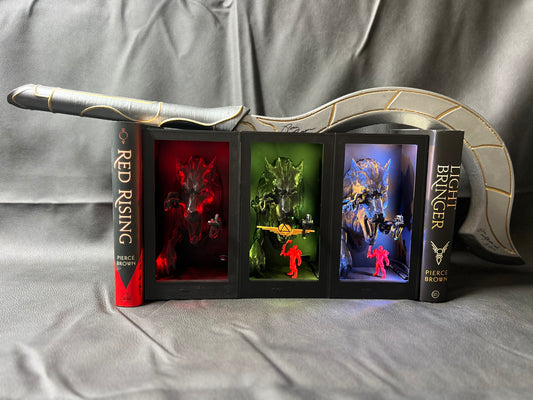 Red Rising theme Book Nook