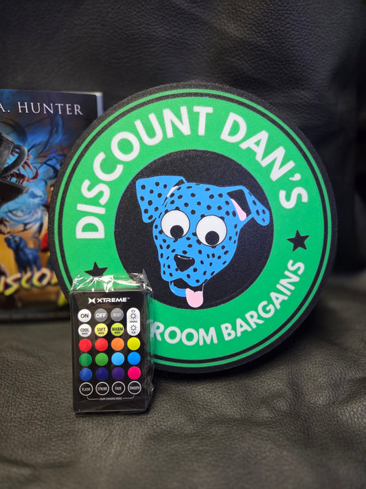 Discount Dan's Backroom Bargains Sign Feat. CROC