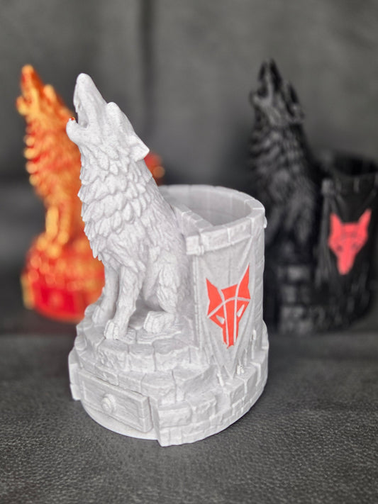 Red Rising Themed Desk Organizer