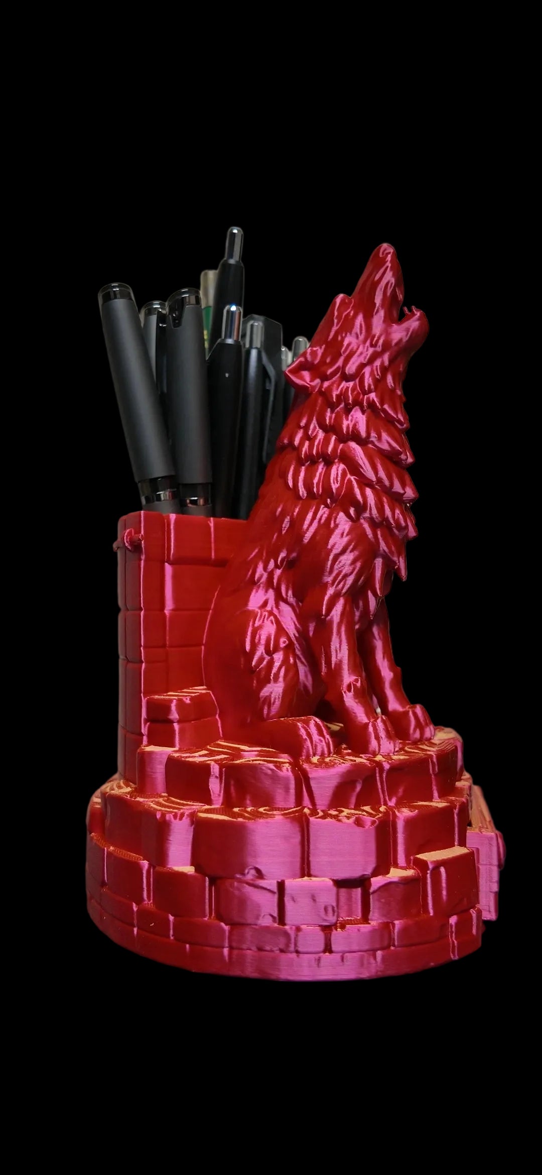 Red Rising Themed Desk Organizer